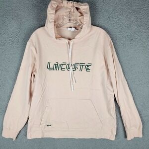 Lacoste Hoodie Mens XL Authentic Logo Regular Fit Long Sleeve Drawstring TH5381